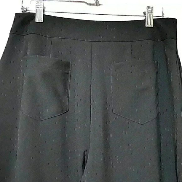 Danielle Bernstein Pants Women’s 8 Black Ring Zip  NWT - Picture 6 of 8